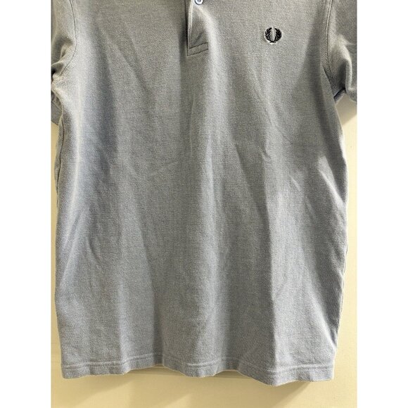 Fred Perry Polo Shirt Men's Small Blue Embroidered Logo Golf Tennis - Picture 7 of 9